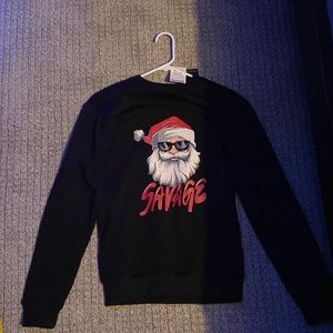 Christmas Savage Santa Shirt (Never Worn)
